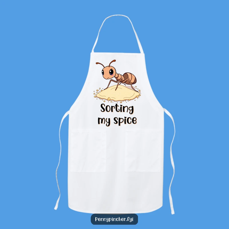 Funny Ant Apron: Cook with Precision, a Clever Funny Kitchen Gift!