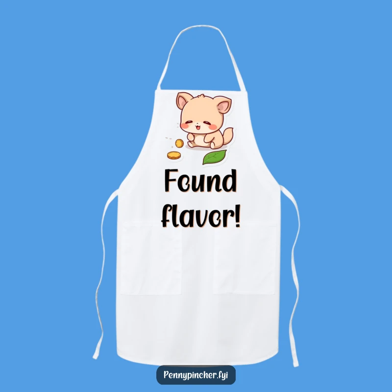 Funny Kitchen Apron - Animal Coin Finder, Cooking Fun, Great Funny Gift!