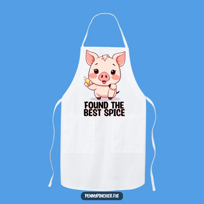 Funny Treasure Piglet Apron: Cook with Joy and Kawaii Style