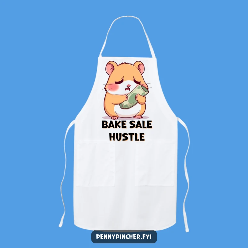 Funny Worried Hamster Apron: Cook with Caution (and Comedy)