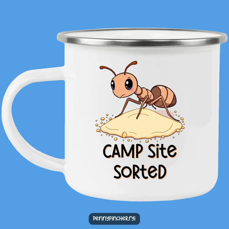 Funny Ant Camping Mug: Dependable Sips, a Rugged Funny Gift!