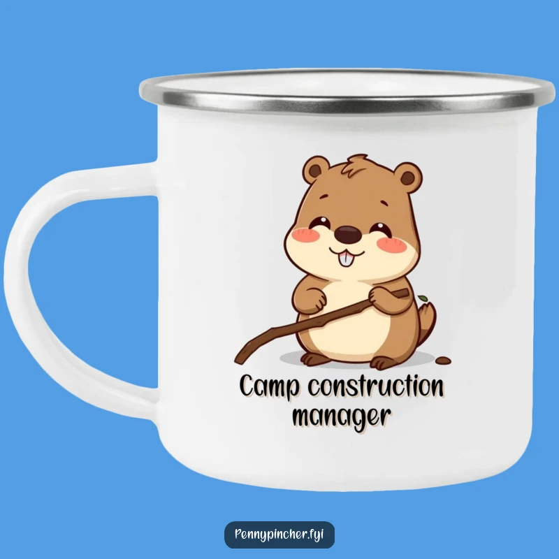 Funny Beaver Camp Builder Mug - Outdoor Project Gift