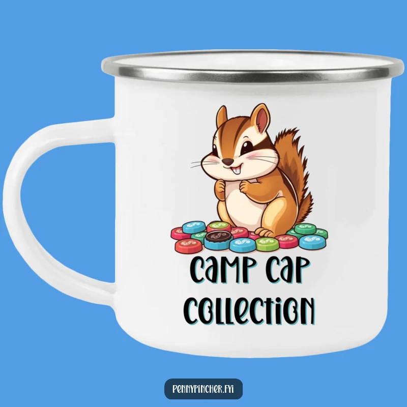 Funny Chipmunk Campfire Mug: Hilarious Outdoor Gift for Collectors