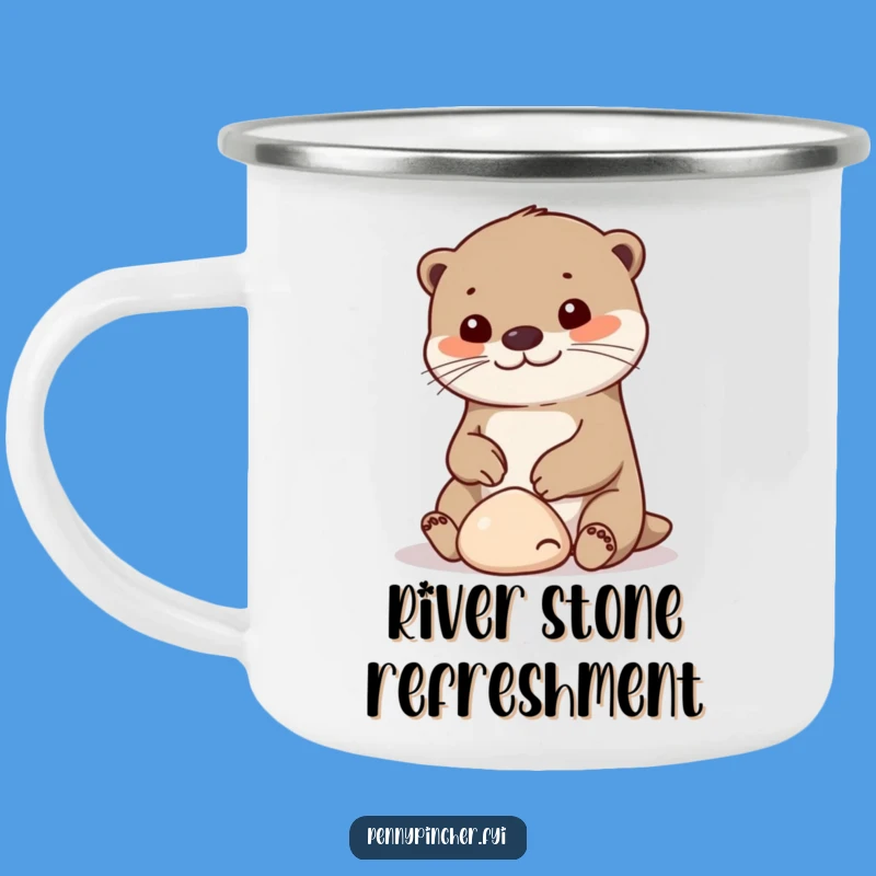 Funny Otter Adventure Mug - Durable & Cheerful Outdoor Gift