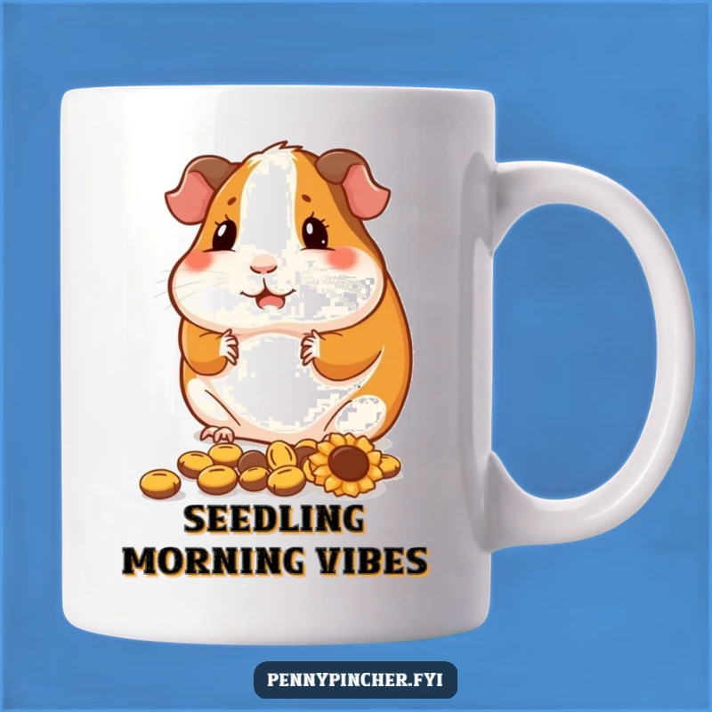 Funny Guinea Pig Seed Arranger Mug - Meticulous & Cute Gift