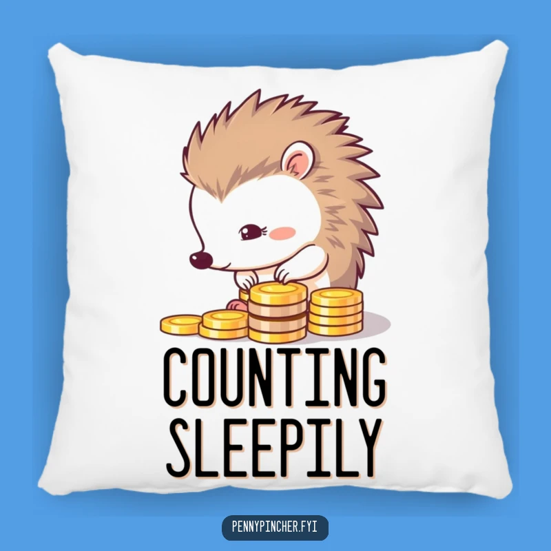 Funny Hedgehog's Coin Cushion: Thrifty Character's Comfy Saver Pillow