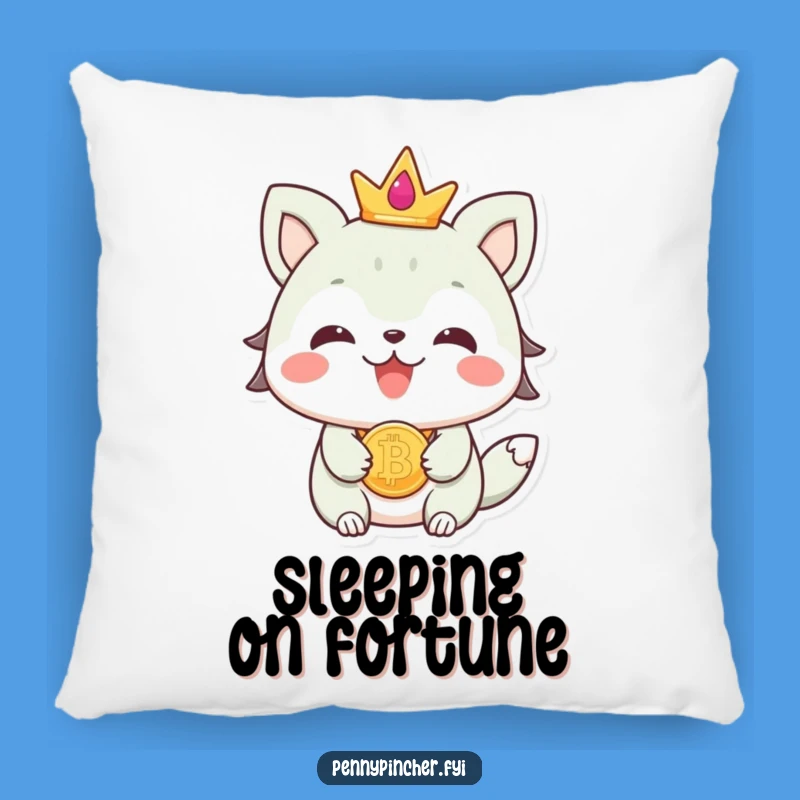 Funny Animal Pillow: Soft & Beaming Coin Jewelry Character Cushion