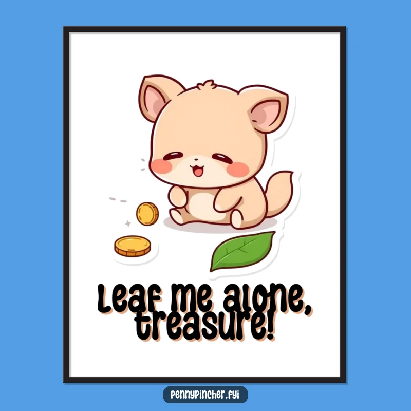 Funny Digital Art - Animal Coin Relief, Instant Download Funny Gift Printable!