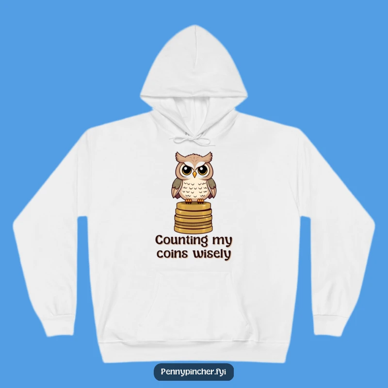 Funny Owl Wisdom Hoodie: Cozy Comfort for the Knowledgeable