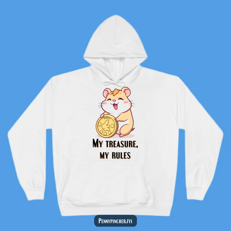 Funny Hamster Wealth Hoodie: Cozy Comfort for the Ambitious Soul