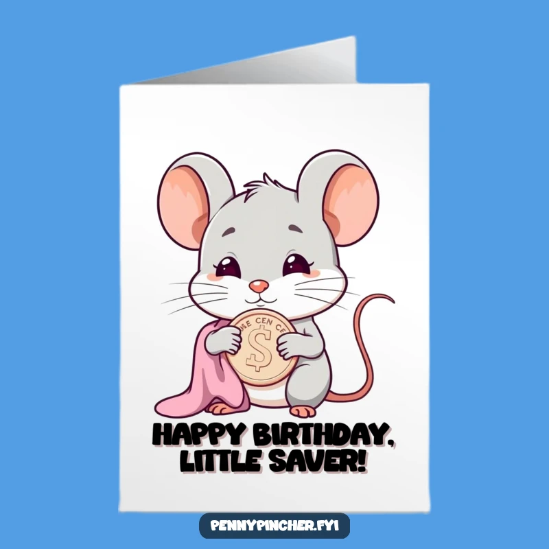Free Printable Smug Mouse Birthday Card: Hilarious Downloadable Greeting for Frugal Fun!