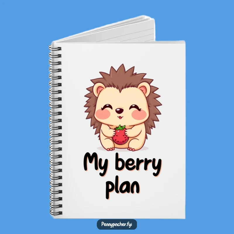 Funny Hedgehog Balance Notebook - Perfect for Delicate Thoughts & Gifts