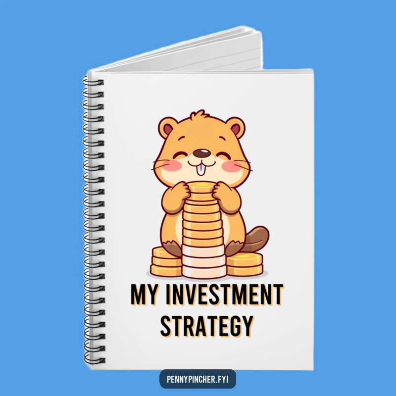 Funny Beaver Notebook: Plan Your Projects with Comedic Stacking Savvy!